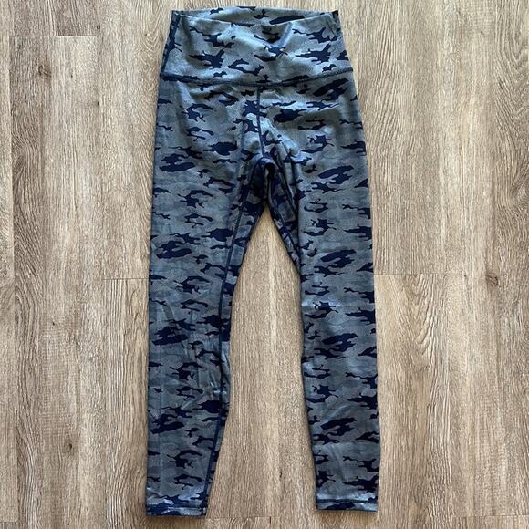 Zyia Active Silver Camo Supreme Hi-Rise Leggings Blue Size 6-8 - Picture 2 of 6